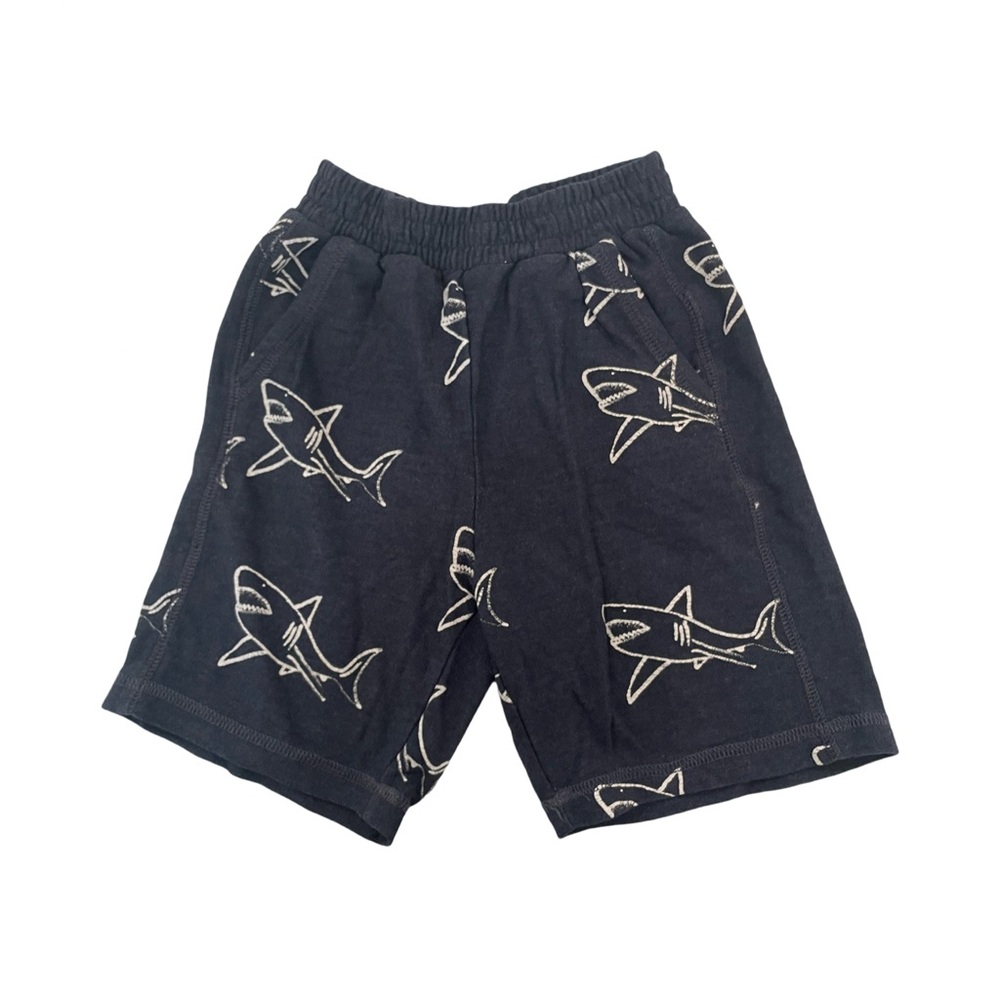 EUC Chaser Boys Size 5 Shark Print Kids Shorts - Navy